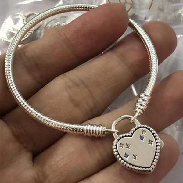 

bangle original knotted bracelet fits 925 sterling silver pan bracelet female beadwork diy european beads, Black