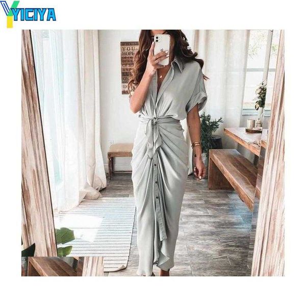 

yiciya casual dresses retail women shirt designer commuting plus size s3xl long dress fashion forged face clothing drop delivery apparel wom, Black;gray