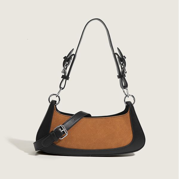 

waist bags jiomay matte leather pu luxury designer handbags for women 2023 shoulder bag fashion contrast splicing two straps crossbody 23519