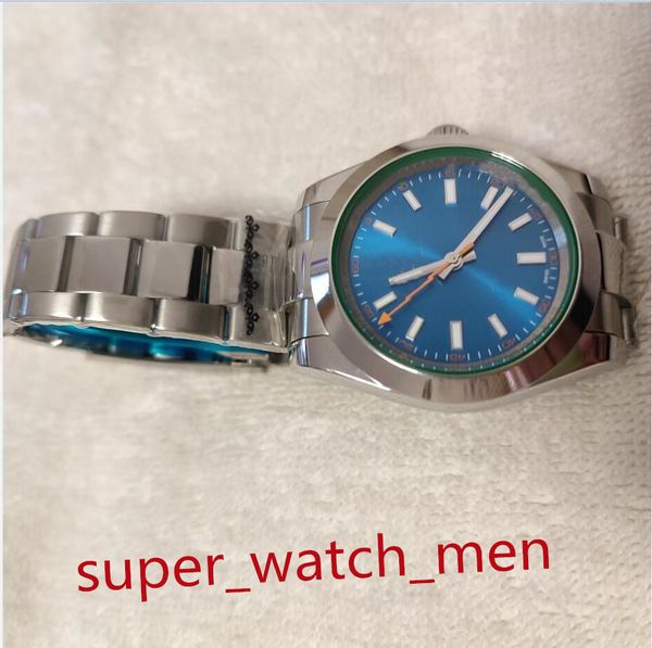 

4 styles bp factory mens watch wristwatches 40 mm 116400 stainless steel asia 2813 movement automatic mens watchs wristwatch, Slivery;brown