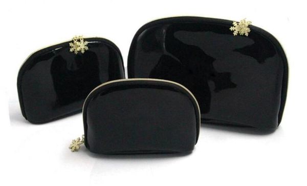 

women snowflake zipper elegant beauty cosmetic makeup bag014086758