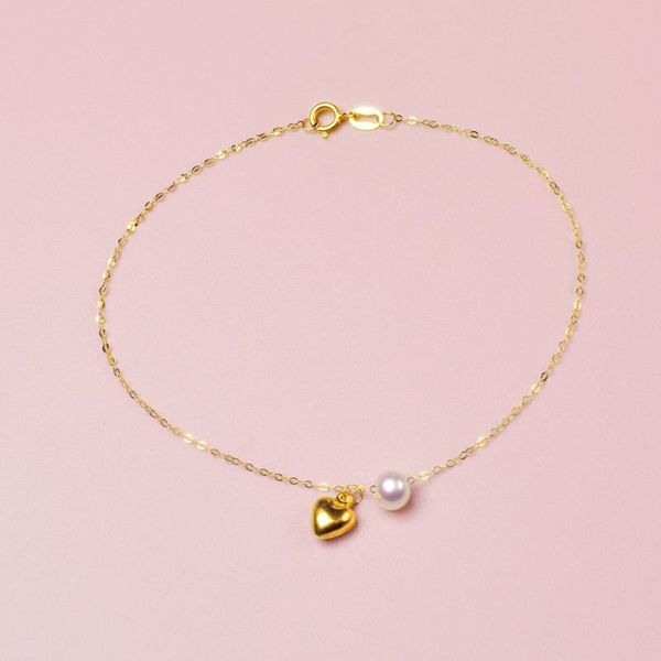 

bangle xf800 real 18k yellow gold bracelet au750 fine jewelry wedding gift bridal box brand trendy chains for women, Black