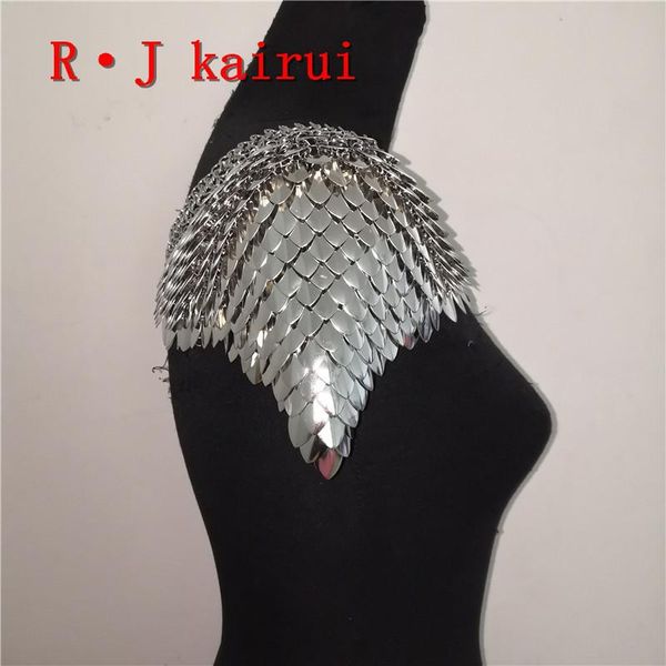 

necklaces 2020 new fashion silver scalemails shoulder chains single dragon scales shoulder chains jewelry
