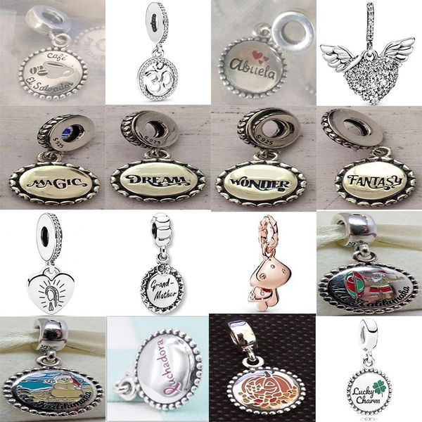 

other 100% 925 sterling silver 30 years old digital letter pendant charm fit diy bracelet women original fashion jewelry gift dorapang