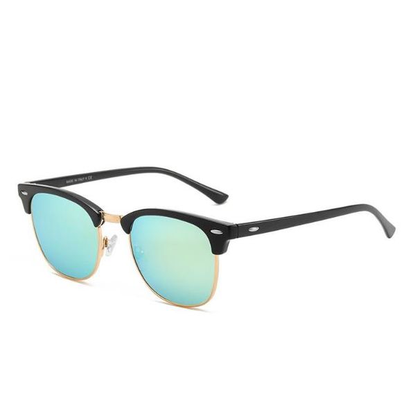 

ooo classic round sunglasses brand designer uv400 eyewear metal gold frame sun glasses men women mirror sunglasses polaroid glass lens edfaf, White;black