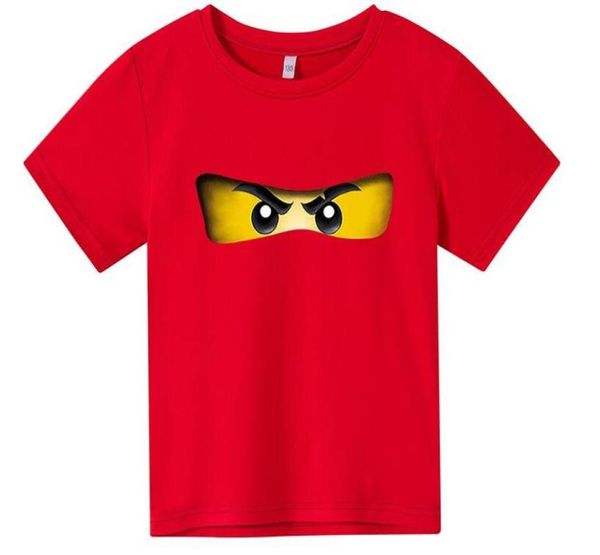 

new summer children039s clothing cotton boys girls tshirt legoe ninjago cartoon kids tee short sleeve 416y tshirt8088373, Blue
