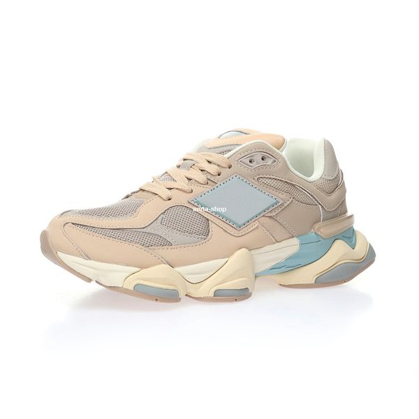 

9060 ivory cream pink sand sports shoe for men's u9060 sneakers mens running shoes women's training womens trainers u9060wcg, White;red