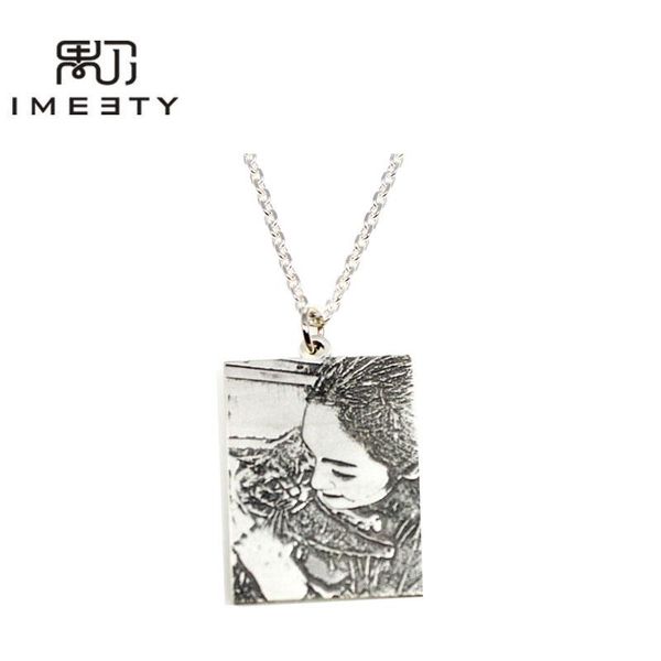 

necklaces imeety personalized necklace customized p necklace handmade silver pet memorial charm pendant necklaces p charm