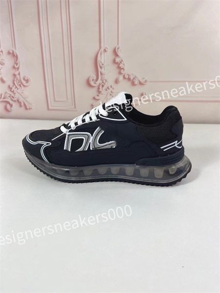 

new casual shoes trainers women's flats platform sneakers designer logo white black leather womens lace up mens size 39-46