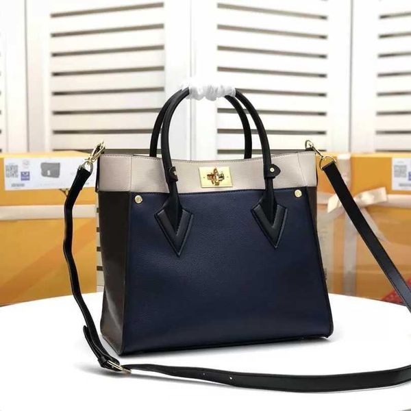 

designer bag tote h m53823 designer luxury handbags purse on my side bags elegant stitching fine grain calf shoulder strap handbag luis size
