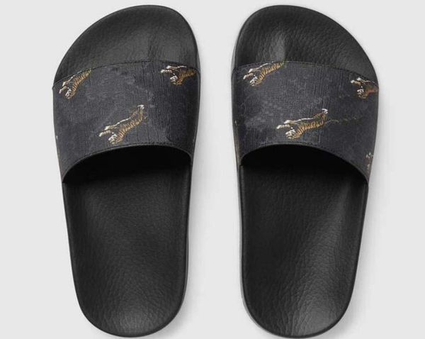 

2020 men women summer rubber sandals beach slide fashion scuffs slippers indoor shoes size eur 3545 with box24144922, Black