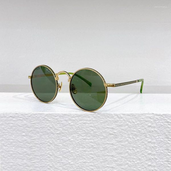 

sunglasses japanese style steampunk round luxury gothic titanium frame engraved eyeglasses street shooting eyewear sun glasses1ffq, White;black