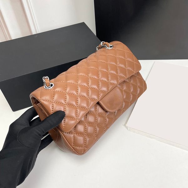 

classic double flap lambskin designer bags quilted matelasse chain crossbody shoulder gold turn lock purse large capacity outdoor sacoche br