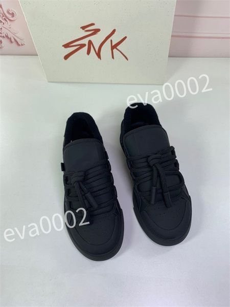 

luxurys designer men's causal shoes fashion woman leather lace up platform sole sneakers white black mens womens