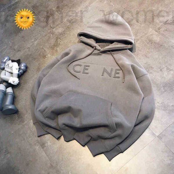 

women's hoodies & sweatshirts designer 75% off factory direct online men's women's convex steel seal letter loose casual and, Black