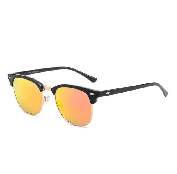 

classic round sunglasses brand designer uv400 eyewear metal gold frame sun glasses men women mirror sunglasses polaroid glass lens edqfafwa, White;black