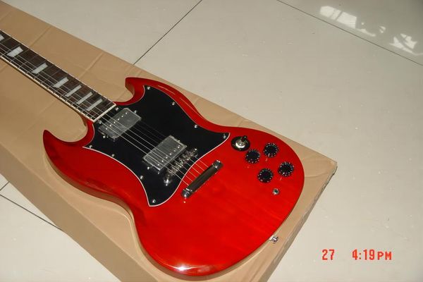 

sg 400 red electric guitar china guitar