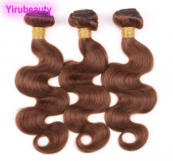 

brazilian 100 human hair extensions 4 color 3 bundles body wave four color double wefts pure color body weave 3 pcs7477028, Black