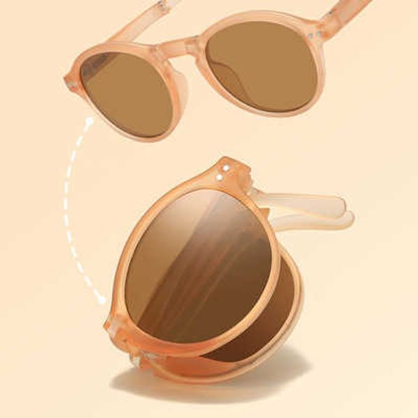 

vintage designer brand sunglasses women frames new rice nail folding sunglasses fashion tiktok same ce glasses yy antireflection woman beach, White;black