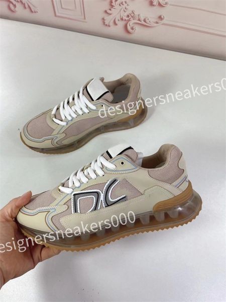 

2023 new luxury casual shoes trainers women's flats platform sneakers designer logo white black leather womens lace up mens size 39-46