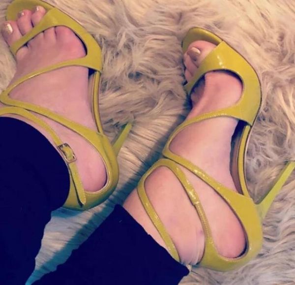 

famous summer women lang sandal women039s high heels suede strass lance ladies gladiator sandalias partyweddingbridal origina5775111, Black