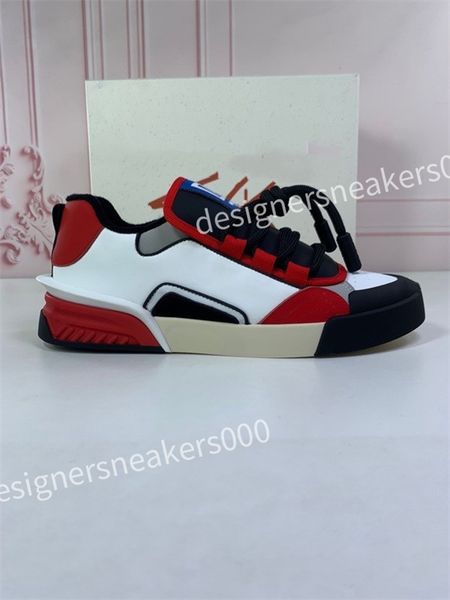 

2023 new luxury designer casual shoes print trainer mens vintage trainers sneakers women fashion shoes lace-up platform sneaker, Black