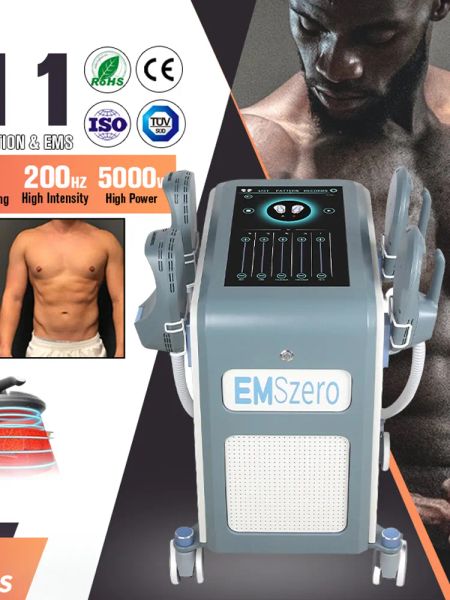 

2023 emszero machine tens therapy fat burning shaping beauty equipment 14 tesla hi-emt nova electromagnetic muscle stimulator machine with r