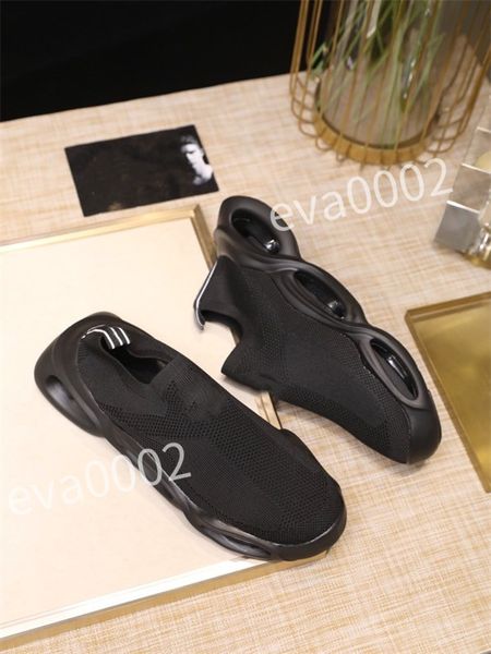

new designer men's causal shoes fashion woman leather lace up platform sole sneakers white black mens womens