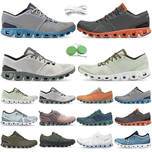 

2023 men women running shoes runner sneaker triple black white alloy grey alon white grey green orange sea rust rock grey storm blue mens tr