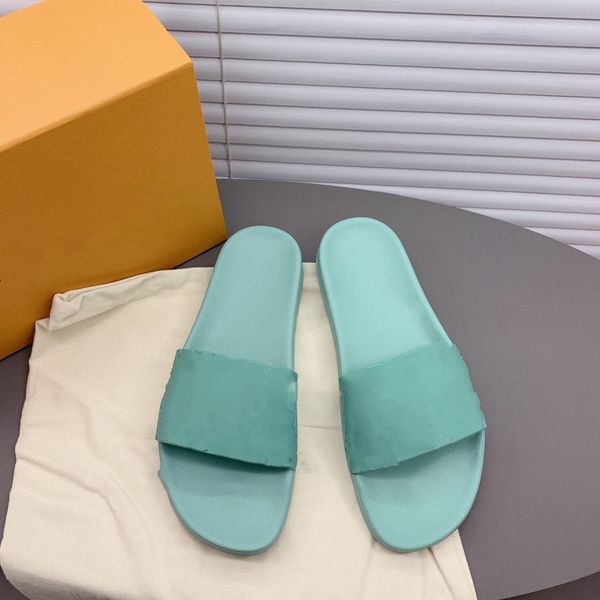 

beach slippers classic flat heel summer lazy designer shoe fashion cartoon big head flops leather lady slides 0518, Black