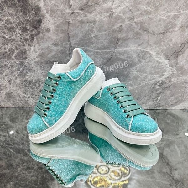 

2023new designer platform mens casual shoes leather lace-up sneaker lady flat running trainers letters gym sneaker, Black