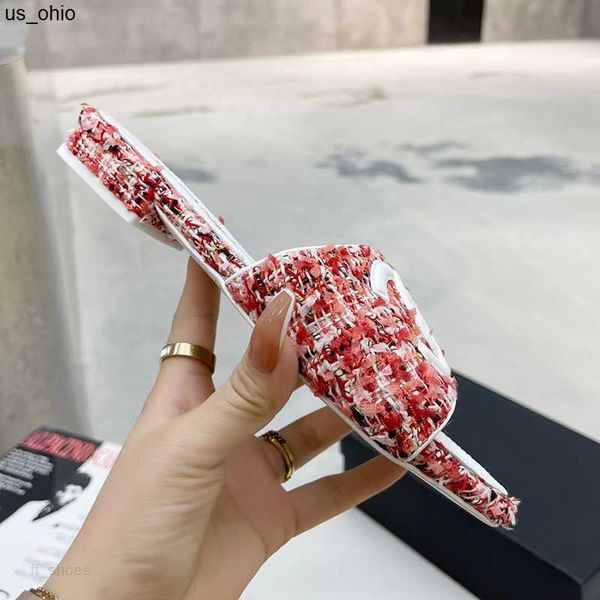 

slippers sandals women's luxury designer slippers summer leather flat beach vacation leisure l fashion pantoufle plus j0523, Black