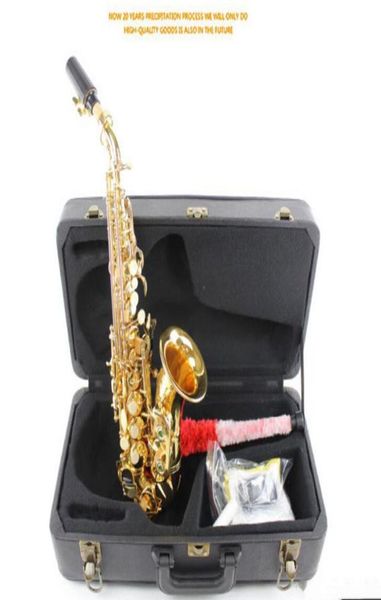 

new arrival brands curved soprano saxophone brass sax mouthpiece professional performance 4151096