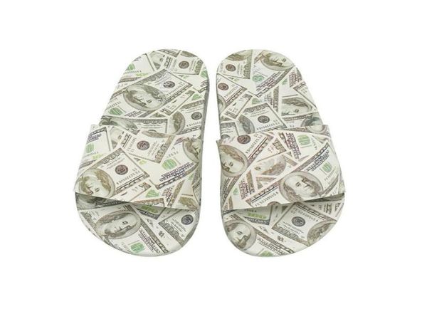 

slippers ladies fashion dollar graffiti flatbottomed flip flops women039s shoes outdoor casual sandals platform8532972, Black