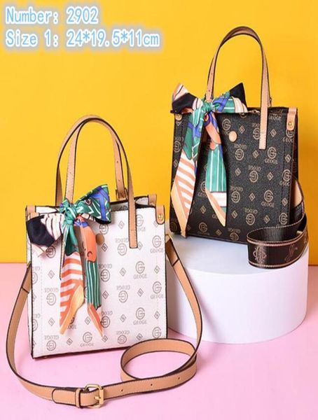 

whole ladies leathers shoulder bags sweet little fresh bow ribbon handbag large capacity threelayer fashion leather handbags 8441943
