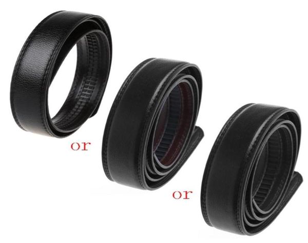 

belts 120cm men39s leather automatic business belt replacing waistband without buckle drop ship belts8669520, Black;brown