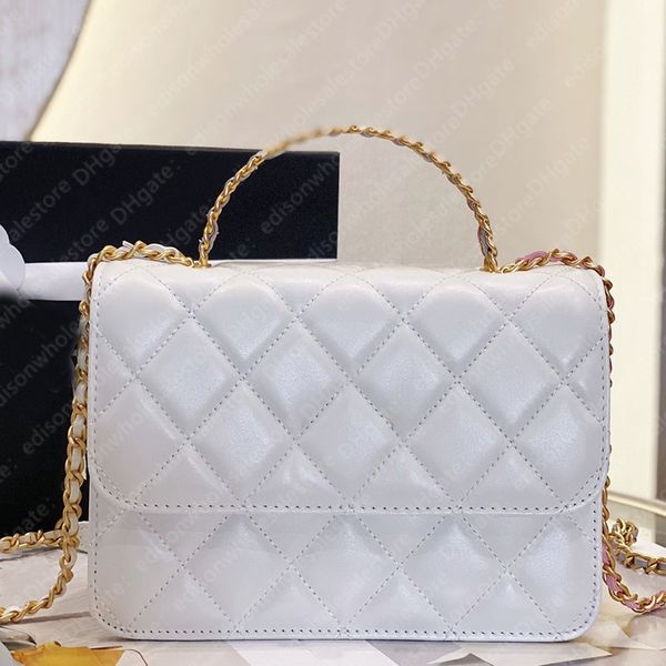 

aaaaa craftsmanship and materials cc bag designer bags women bag 20cm chain flap quilted crossbody handbags purses tote with box