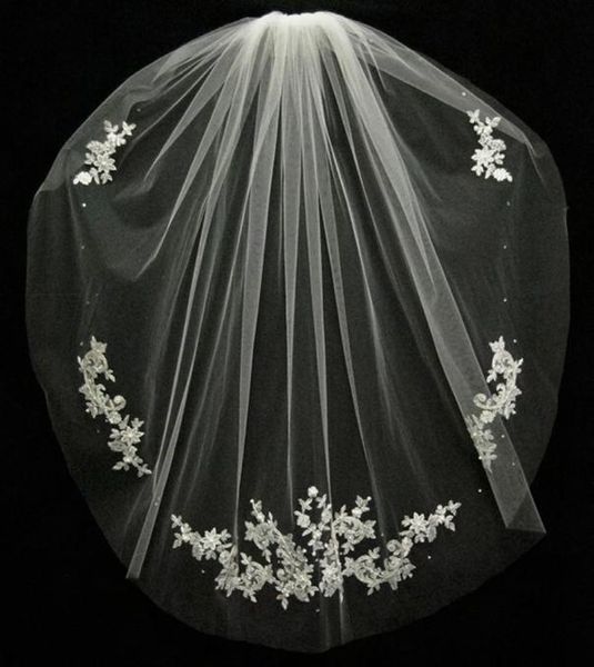 

wedding accessories velos de novia fingertips lace beads bridal accessories 2022 short bridal veil fashion whiteivory weddi3603860, Black