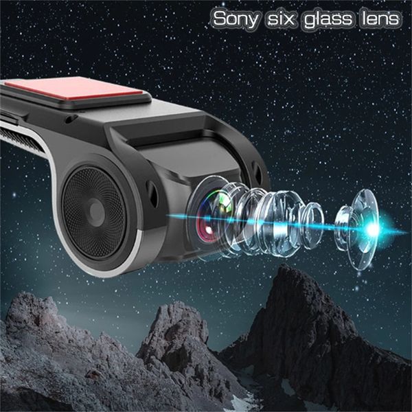 

car dash cam wifi usb 2 in 1 1080p 170 degree wide angle dash camera dvr adas dashcam android dvr auto recorder night version hj