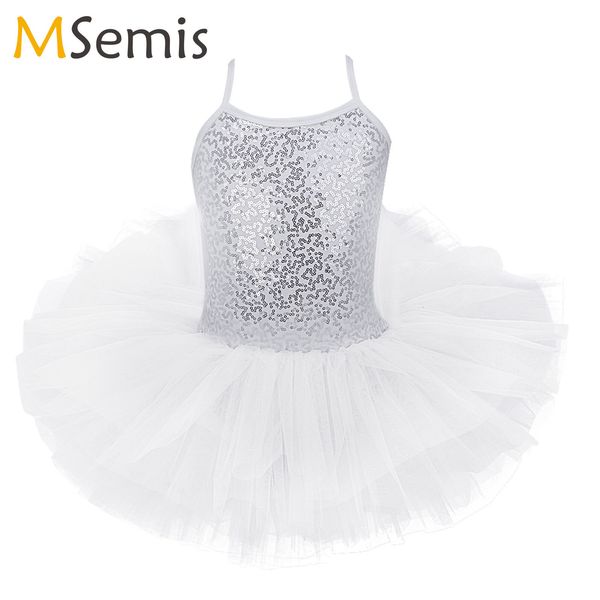 

dancewear kid girls shiny sequined tutu dress ballerina dancewear clothing gymnastics leotard dress professional ballerina dancing costume 2, Blue