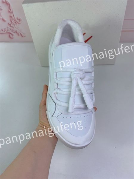 

luxury men sneakers designer white shoes triple leather printed sneaker platform women casual shoe, Black
