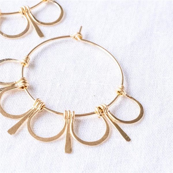 

huggie 14k gold filled/925 silver handmade teardrop earrings minimalism hoop earrings gold jewelry brincos pendientes boho earrings, Golden;silver