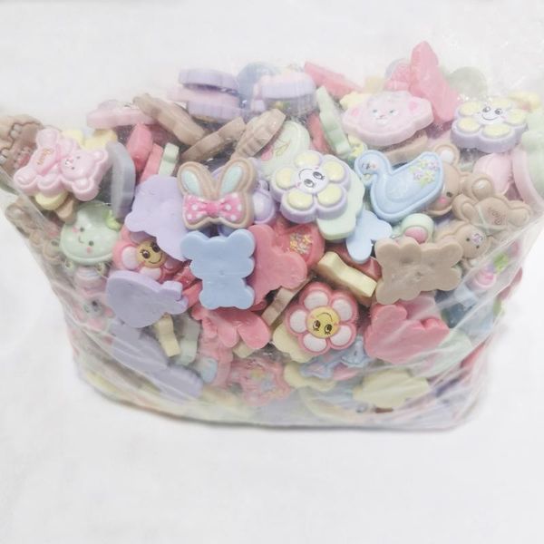

polish 500pieces 20mm diy mix candy flower bear rabbit sticker beads.for woman kids hairpin phone shell jewelry making accessories2022, Blue