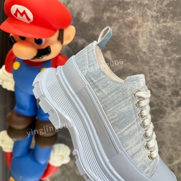 

new brand designer platform mens casual shoes leather lace-up sneaker lady flat running trainers letters gym sneaker, Black