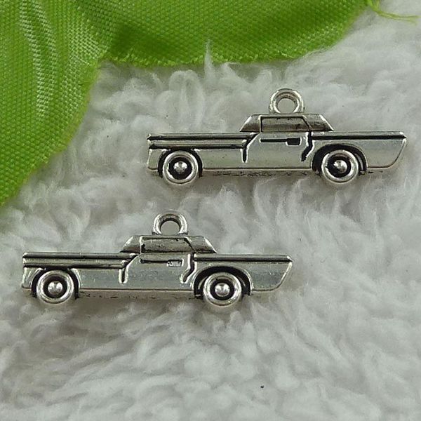 

other 280 pieces antique silver truck charms 28x11mm #3693