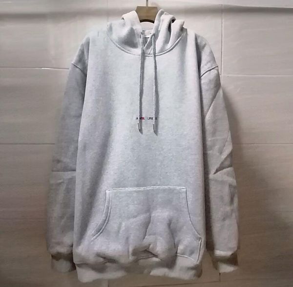 

laurent hoodies mens women pure cotton hoodie sweatshirt premium loose fashion tide hooded coat pullover homme clothing with letter print us, Black