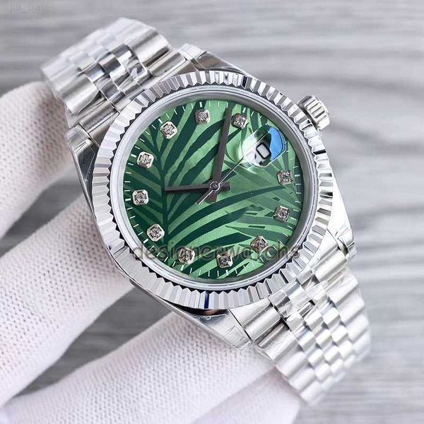 

and mens womens watch luxury designer watch 41mm36mm stainless steel strap waterproof sapphire glass diamond stud watch luxury and exquisite, Slivery;brown