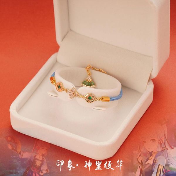 

bangle anime bracelet genshin impact kamisato ayaka cute gift cosplay prop, Black