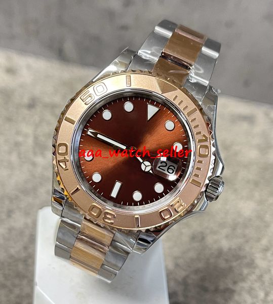 

bp maker men watches 40mm 126621 126622 116622 rotatable bezel two tone rosegold&steel oyster bracelet automatic movement luminous sapphire, Slivery;brown