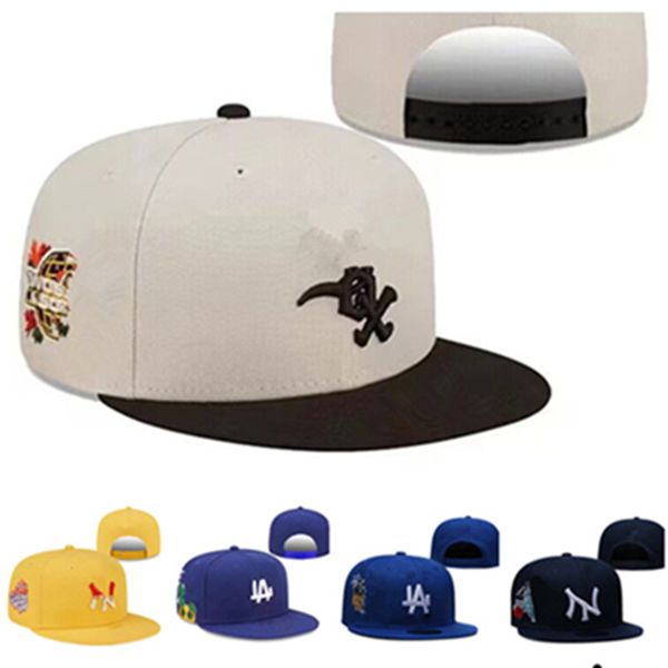 

2023 men fashion hip hop snapback hats arizona flat peak full size sport team fitted bill closed design fan's sports fitted caps, Blue;gray
